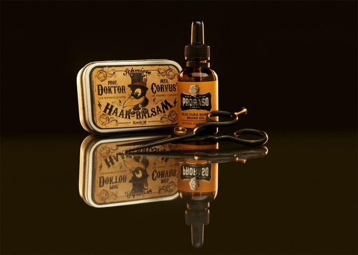 Concept photo de produit de rasage
