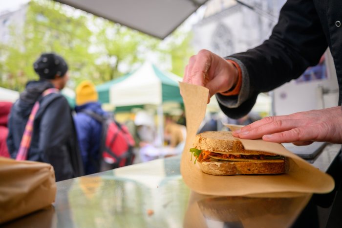 Photo commerciale sandwicherie ambulante